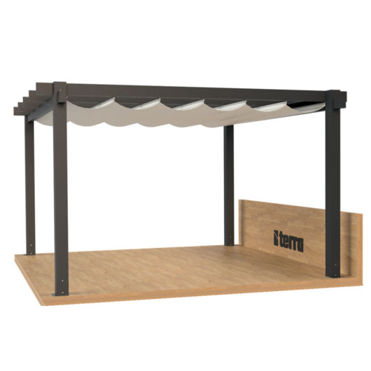 Terra Aluminium Pergola Profilsystem: Jord