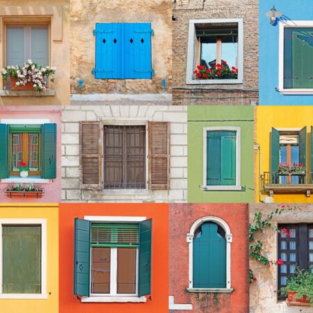 Individuelle Fenster auf Maß und Wunsch aus verschiedenen Materialen, in unterschiedlichem Design und Farben